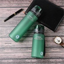Load image into Gallery viewer, BPA Free Leak Proof Sports Water Bottle High Quality Tour Hiking Portable My Favorite Drink Bottles 400ml 560ml Water Bottle Sport Frosted Tour Outdoor Leak Proof Seal Child School Water Bottles for Children Kids