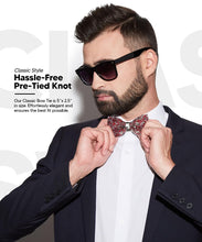 Load image into Gallery viewer, Vittorio Farina Rhinestone Bow Tie