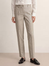 Load image into Gallery viewer, Linen Tailored Straight Full Length Pants LANDON