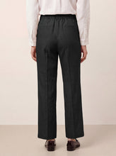 Load image into Gallery viewer, Linen Tailored Wide Leg Full Length Pants LEIGHTON