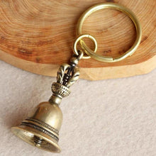 Load image into Gallery viewer, Brass Handicraft Die-casting Drop Magic Key Car Button Hanging Ornament Wind Bell Tibetan Bronze Creative Gift Home Decoration Pendant Best Birthday Gift