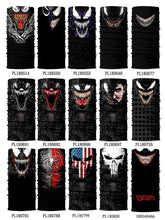 Load image into Gallery viewer, Breathable Mask Bandana Neck Gaiter Cycling Face Mask Hiking Scarves Headband Summer Balaclava Neck Gaiter Tubular Buff Bandana Scarf Headgear Bicycle Half Mask Face Cover Venom Headband Summer Men Beanie Hat Windproof Head Scarves Neck