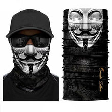 Load image into Gallery viewer, Breathable Mask Bandana Neck Gaiter Cycling Face Mask Hiking Scarves Headband Summer Balaclava Neck Gaiter Tubular Buff Bandana Scarf Headgear Bicycle Half Mask Face Cover Venom Headband Summer Men Beanie Hat Windproof Head Scarves Neck