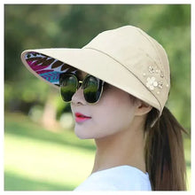 Load image into Gallery viewer, Breezy Pearl Visor Hat