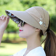 Load image into Gallery viewer, Breezy Pearl Visor Hat