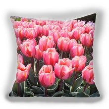 Load image into Gallery viewer, Bright Red Flower Cushion Cover Home Fashion Decoration Red Orange Pink Poppy Flowers Decorative Throw Pillow Cover Case Cushion Home Living Room Pillow Case Super Soft Short Plush Cushion Cover 45x45CM