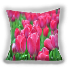 Load image into Gallery viewer, Bright Red Flower Cushion Cover Home Fashion Decoration Red Orange Pink Poppy Flowers Decorative Throw Pillow Cover Case Cushion Home Living Room Pillow Case Super Soft Short Plush Cushion Cover 45x45CM