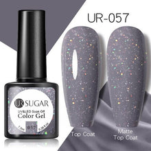 Load image into Gallery viewer, Brown Blue Gel Nail Polish UV LED Autumn Winter Series Matte And Glossy Colors Elegant Stylish Design For Womens
