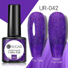 Load image into Gallery viewer, Brown Blue Gel Nail Polish UV LED Autumn Winter Series Matte And Glossy Colors Elegant Stylish Design For Womens