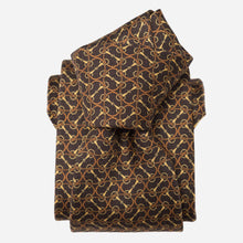 Load image into Gallery viewer, Palio - Printed Silk Tie - Brown