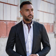 Load image into Gallery viewer, Navona - Silk Ascot Cravat Tie - Chocolate
