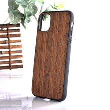 Load image into Gallery viewer, Brown Simple Easy Grip Wooden Design Slim Case for iPhone 11 14 12 13 Pro XS Max x XR mini SE2 SE 7 6 8 6s Plus Cover Wood Bamboo Pattern Leather Vintage Case