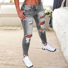 Load image into Gallery viewer, Brushed Denim Cargo Pants for Women - Stretchy, Stylish, and Versatile Fit