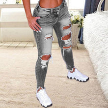 Load image into Gallery viewer, Brushed Denim Cargo Pants for Women - Stretchy, Stylish, and Versatile Fit