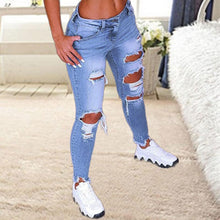 Load image into Gallery viewer, Brushed Denim Cargo Pants for Women - Stretchy, Stylish, and Versatile Fit