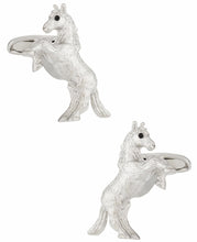 Load image into Gallery viewer, Bucking Bronco Horse Cufflinks