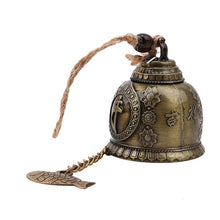 Load image into Gallery viewer, Buddha Statue Pattern Bell Blessing Feng Shui Hanging Ornament Wind Chime For Good Luck Fortune Home Car Hanging Decor Gift Crafts