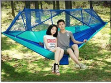 Load image into Gallery viewer, Bug-Free Camp Hammock: Serene Outdoor Relaxation with Mosquito Protection for Two