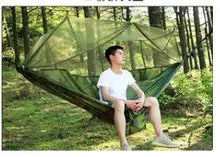 Load image into Gallery viewer, Bug-Free Camp Hammock: Serene Outdoor Relaxation with Mosquito Protection for Two