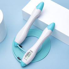 Load image into Gallery viewer, Built-in Rolling Pin Counter Jump Rope Skipping Rope Speed Rope For Boxing Jumping Training Lose Weight Fitness Digital Weight Calories Time Setting Skipping Rope With Counter For Indoor And Outdoor Exercise