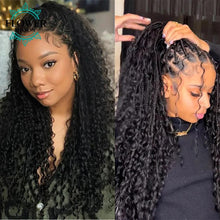 Load image into Gallery viewer, Burmese Boho Braids - Double Drawn Curly Bulk Human Hair Extensions for Braiding - 3 Bundles