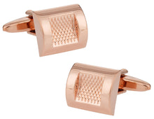 Load image into Gallery viewer, Burnout Rose Gold Cufflinks