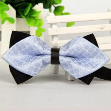 Load image into Gallery viewer, Business Black Golden Butterfly Men Bowtie Luxury Double Layer Pointed Classic Bow Tie Lovely Men Gift For Office And Meetings