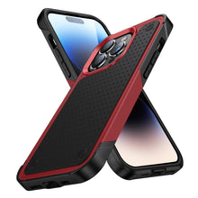 Load image into Gallery viewer, Business Black Shockproof Armor Case for iPhone 14 Pro Max 14 Plus 13 12 Hard Cover Heavy Duty Case Shockproof Ultra-Slim Non-slip iPhone Powerful Protective Phone Case for iPhone