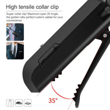 Load image into Gallery viewer, Business Black Wireless Bluetooth Collar Clip Headset Sport Driver Vibration Earphone Clip Bluetooth MP3 Player Sports Headphones Wireless Wearable Music Player For Running Gym