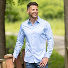 Load image into Gallery viewer, goTIELESS Ultimate Dress Shirt (Light Blue)