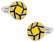 Load image into Gallery viewer, Business Yellow Cufflinks