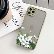 Load image into Gallery viewer, Butterfly Lavender Flower Phone Case For iPhone 13 mini 14 pro max Hard Shockproof Cover Floral Design Built-in Lens Protection Beautiful Design Transparent Back Case Cover for iPhone