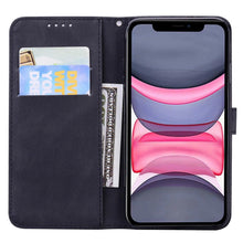 Load image into Gallery viewer, Butterfly Leather Flip Cover For iPhone 14 X XS XR 13 12 11 Pro Max 12 MINI Phone Wallet Case PU Leather Wallet Case Butterfly Flower Pattern Design Magnetic Flip Case Shockproof Protective Cover