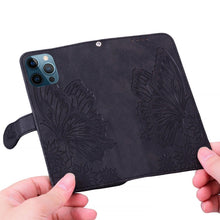 Load image into Gallery viewer, Butterfly Leather Flip Cover For Xiaomi Mi11 Redmi Note 9T 9 9A 9S 8 Pro 8A POCO X3 NFC M3 F3 10 Pro Lite Phone Wallet Book Case Retro Leather Flip Magnetic Mobile Phone Case