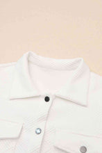 Load image into Gallery viewer, Cloudy Blue Snap-Front Collared Jacket with Pockets Lightweight and Versatile Jacket