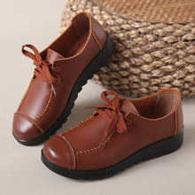 Load image into Gallery viewer, Women’s Black Flat Work Shoes – Soft Sole Anti-Slip Flats