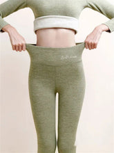 Load image into Gallery viewer, Women’s Fleece-Lined High-Waist Shark Leggings