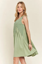 Load image into Gallery viewer, Decorative Button Sleeveless Babydoll Dress For Women – Elegant, Unique, Flowy, Comfortable, Versatile & Stylish