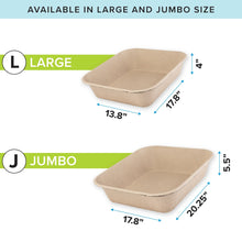 Load image into Gallery viewer, Kitty Sift Eco-Friendly Disposable Litter Box – Breathable, Odor-Reducing, Reusable & Biodegradable – Made from 100% Recycled Cardboard