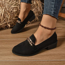 Load image into Gallery viewer, Women’s Pointed Toe Chunky Heel Shoes