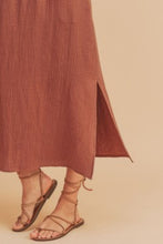 Load image into Gallery viewer, Side Slit Round Neck Sleeveless Tank Dress For Women Versatile, Comfortable & Easy to Style for Any Occasion