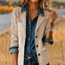 Load image into Gallery viewer, Plus Size Women's Solid Color Blazer Jacket