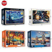 Load image into Gallery viewer, 1000 Pieces Puzzles Educational Toys Scenery Space Stars Educational Puzzle Toy for Kids/Adults birthday Gift