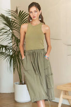 Load image into Gallery viewer, New Drawstring Sleeveless Washed Dress For Women – Casual, Stylish, Unique, Comfortable, Effortlessly Chic