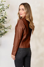 Load image into Gallery viewer, Women Classic Neck Zip-Up Jacket For Everyday Wear Elegant Girls Jacket