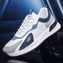 Load image into Gallery viewer, Men's Color Block Mesh Shoes Fashion Casual Lace-up Sneakers Outdoor Breathable Running Sports Shoes