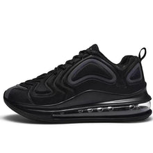Load image into Gallery viewer, Mandotos Men Casual Air Cushion Black Shoes Outdoor Breathable Lace Up Sneakers Running Sports