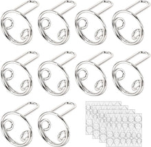Load image into Gallery viewer, Adjustable Wudu Nail Rings Set - No Glue, No Adhesive | Perfect DIY Gift for Women (Silver)