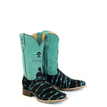 Load image into Gallery viewer, Tin Haul Barbwire Belle - Women's Leather Cowgirl Boot