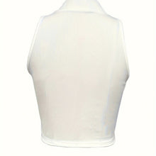 Load image into Gallery viewer, Women’s Ribbed V-Neck Zipper Camisole
